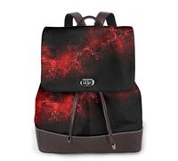 FLGHJNBJN Explosion Burst Sac à dos polyvalent en cuir synthétique pour femme, sac à dos élégant en cuir synthétique pour les trajets quotidiens, l'université, les voyages, l'extérieur