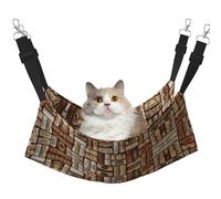 FLGHJNBJN Hamac confortable en liège pour chat, perchoir de fenêtre, lit réglable avec velours doux pour chats d'intérieur