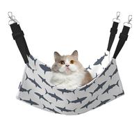 FLGHJNBJN Hamac confortable pour chat avec perchoir de fenêtre, lit réglable en velours doux pour chats d'intérieur