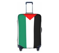 FLGHJNBJN Housse de bagage imprimée drapeau de la Palestine, protection de coffre extensible, bouclier de bagages personnalisé, pour voyage d'affaires, blanc, XL, Valise