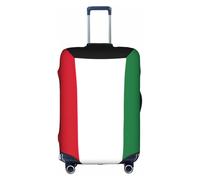 FLGHJNBJN Housse de bagage imprimée drapeau du Koweït, protection de coffre extensible, bouclier de bagage personnalisé, pour voyage d'affaires, blanc, S, Valise