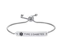 FLHEART Bracelets d'alerte médicale pour femmes : chaîne cœur délicat en acier inoxydable avec gravure gratuite bracelet d'identification médicale pour femmes et filles, plaqué or 18 carats, étanche