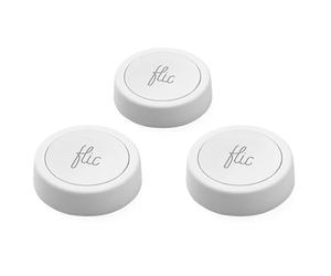 Flic 2 Boutons Smart Home Control - 3 x Flic 2 Boutons intelligents - Fonctionne avec Hue, LIFX, IKEA Trådfri, Sonos, Spotify, IFTTT, HomeKit et Bien Plus Encore