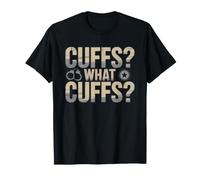 Flic Retraite Menottes Humour Police La Peche Retraitee T-Shirt
