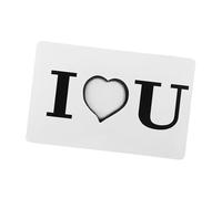 Flick Heart Card - Illusions de gros plan, micks du mentalisme, accessoires magiques, trucs d'apparence, effet interactif | Carte de révélation doigt cœur, parfaite pour les spectacles de scène avec