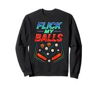 Flick My Balls Chemise Pinball Pinball T-Shirt Vêtements Arcade Sweatshirt