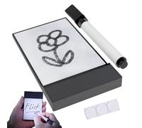Flick Pad Magic Notepad - Instant Picture Change Drawing Board, Interactive Entertainment Prop, Fun Couples Gadget, Creative Trick Tool, Pranks Magic Toy, Portable Drawing Fun Device, Novelty Pad, Amu
