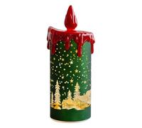 Flickering LED Taper Candles - 3D Realistic Flame Effect Candles, Battery Powered Taper Lights, Electric Candle Sticks Set | Warm Glow Accent For Wedding Table Home Celebration Settings