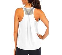 Fliegend Femme Debardeur Sport Tee Shirt Mesh Tank Top Yoga Fitness Running Haut Workout Training Jogging Tops Casual Basic Vest XL