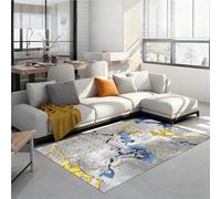 Fliegengitter Tapis 100 x 260 cm - Dessous antidérapant - Lavable, facile d'entretien et moelleux - Poils courts - Pour salon, salle à manger et couloir