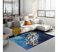 Fliegengitter Tapis 120 x 210 cm, lavable, antidérapant, super doux, moderne, douillet, à poils courts, pour salon, salle à manger et couloir