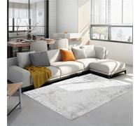 Fliegengitter Tapis 70 x 100 cm, lavable, antidérapant, super doux, moderne, douillet, à poils courts, pour salon, salle à manger et couloir