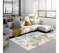 Fliegengitter Tapis pour chambre à coucher, 340 x 230 cm, à poils courts, lavable, antidérapant, grand, moderne, douillet, à poils courts, pour salon, salle à manger et couloir