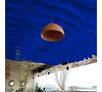 Fliegengitter Voile d'ombrage 100 x 850 cm, protection UV, lavable, pour balcon, jardin, couloir, toit, rebord de fenêtre, piscine, bleu roi