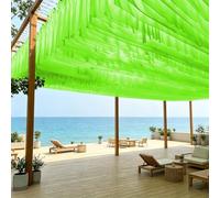Fliegengitter Voile d'ombrage Décorations 0,5 x 2,5 m Baldaquin Protection UV Lavable pour balcon, jardin, couloir, toit, rebord de fenêtre, piscine : vert comme l'herbe