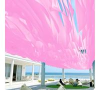 Fliegengitter Voile d'ombrage Décorations 50 x 100 cm Décorations cérémonielles en mousseline pour balcon, jardin, couloir, toit, rebord de fenêtre, piscine, rose foncé