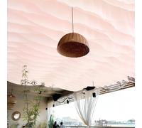 Fliegengitter Voile d'ombrage vague - 50 x 650 cm - Lavable - Pour mariage, anniversaire, fête, décoration pour salle à manger, hôtel, banquet, cérémonie - Rose jade