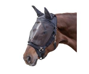 Fliegenmaske Velcro Schwarz Pony