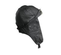 Flieger Bonnet aviateur en Cuir Noir Noir Noir GR.M/57-58