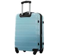 Flieks Trolleys Valise de voyage avec roue universelle, valise rigide Bagage à main Trolley extensible avec serrure à combinaison, L, 41.5x27.5x59cm, dégradé de bleu
