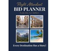 Flight Attendant Monthly Bid Planner: Organize Your Schedule, Credits and Layovers