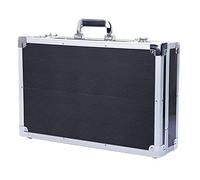 Flight Case avec boîtier en Aluminium résistant à la Mousse rembourrée, boîte à Outils de Rangement verrouillable, Rembourrage en Mousse, anti-poussière-550x350x140mm (sans Mousse Noire)