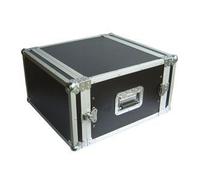 Flight Case Eco 19 6U - POWERACOUSTICS - FC 6 MK2 - Ouverture Avant et Arrière - Noir