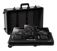 Flight Case Noir pour Contrôleurs DJ XXL Walkasse Case Control FLX10 Trolley W Black. Mousse EVA Dense. Compatible avec des références Pioneer DJ, Denon DJ, Numark et Roland. roulettes et Trolley.