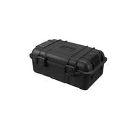 Flight Case Outillage Mallette de transport en polypropylène rigide noire 6 tailles, étui portable, étanche, résistant aux chocs, porte-outils, boîte à éponge(B 245x160x105mm)