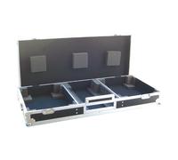 Flight Case Power Hip-Hop 12 - Poweracoustics - Flight Régie - Platines Vinyles - Mixeur - Noir