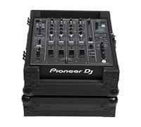 Flight Case Robuste pour Tables de Mixage DJ et Lecteurs CD Walkasse Flight 12'' Mixer CDJ Black | Multiplis 9 mm | Ventilation GL System | Serrures papillons | Dim : 364 x 464 x213 mm