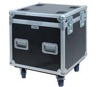 Flight case type malle 60 x 60 x 60 cm + rangement intérieur Noir G