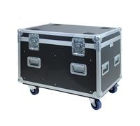 Flight case type malle 90 x 60 x 60 cm + rangement intérieur