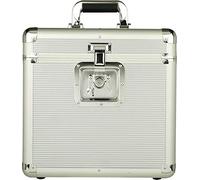 Flight Case Vinyles Aluminium - Walkasse Vinyl Case 80 Silver. Peut contenir jusqu'à 80 disques 33 Tours. Mousse EVA intérieure. Serrures verrouillables. Poignée. Dim : 360 x 270 x 370 mm