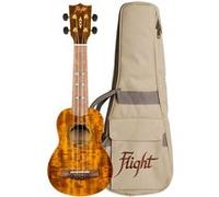 Flight: Dus445 Soprano Koa Ukulele (With Bag) / Instrument