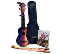 Flight: Elise Ecklund Travel Uke Bundle - Sunset - Version anglaise