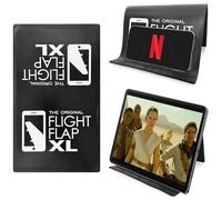 Flight Flap Support de tablette en avion, support flexible pour téléphone portable et tablette extra large 30,5 x 17,8 cm, support pliable pour bureau, Kindle, lit, gadgets d'avion pour longs voyages