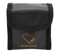 Flight Glasses Battery Case, Housse Protectrice Antidéflagrante, Noir - Matériaux Ignifuges, Protection Contre Explosion, Adaptée pour Batterie FPV Combo (Deux Piles)