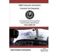 Flight Instructor Instrument Practical Test Standards - Airplane And Helicopter