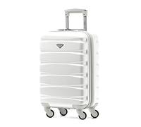 Flight Knight ABS 3 Tailles Valise Legere Compatible avec Air France, Hop! easyJet, Ryanair Et Bien d'autres! Bagage a Main Et Bagage en Soute Grande avec 4 Roues (S)
