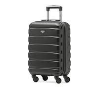 Flight Knight ABS 3 Tailles Valise Legere Compatible avec Air France, Hop! easyJet, RyanAir Et Bien d'autres! Bagage a Main 55x35x20 cm Et Bagage en Soute Grande avec 4 Roues.
