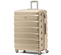 Flight Knight ABS 3 Tailles Valise Legere Compatible avec Air France, Hop! easyJet, RyanAir Et Bien d'autres! Bagage a Main 55x35x20 cm Et Bagage en Soute Grande avec 4 Roues.