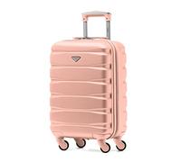 Flight Knight ABS 3 Tailles Valise Legere Compatible avec Air France, Hop! easyJet, RyanAir Et Bien d'autres! Bagage a Main 55x35x20 cm Et Bagage en Soute Grande avec 4 Roues.
