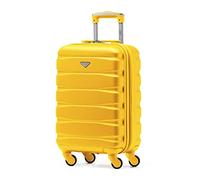 Flight Knight ABS Valise Cabine 55x35x20 cm Compatible avec Air France, Hop! easyJet, RyanAir Et Bien d'autres! Bagage a Main Legere Sac Cabine avec 4 Roues.