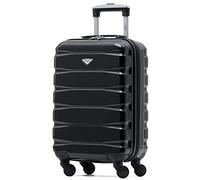 Flight Knight ABS Valise Cabine 55x35x20 cm Compatible avec Air France, Hop! easyJet, RyanAir Et Bien d'autres! Bagage a Main Legere Sac Cabine avec 4 Roues.