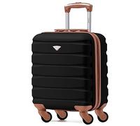 Flight Knight Bagage Cabine Leger a 4 Roues en ABS Rigide Approuve par Plus De 100 Compagnies Aeriennes, Dont Lufthansa, Ryanair et easyJet Free Carry on 45x36x20cm