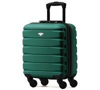 Flight Knight Bagage Cabine Leger a 4 Roues en ABS Rigide Approuve par Plus De 100 Compagnies Aeriennes, Dont Lufthansa, Ryanair et easyJet Free Carry on 45x36x20cm