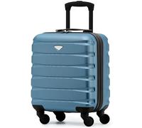 Flight Knight Bagage Cabine Leger a 4 Roues en ABS Rigide Approuve par Plus De 100 Compagnies Aeriennes, Dont Lufthansa, Ryanair et easyJet Free Carry on 45x36x20cm