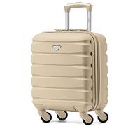 Flight Knight Bagage Cabine Leger a 4 Roues en ABS Rigide Approuve par Plus De 100 Compagnies Aeriennes, Dont Lufthansa, Ryanair et easyJet Free Carry on 45x36x20cm
