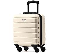 Flight Knight Bagage Cabine Leger a 4 Roues en ABS Rigide Approuve par Plus De 100 Compagnies Aeriennes, Dont Lufthansa, Ryanair et easyJet Free Carry on 45x36x20cm